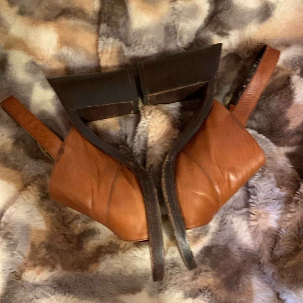 MARTINI OSVALDO Leather Heels / Sandals — 6.5 - Picture 5 of 12